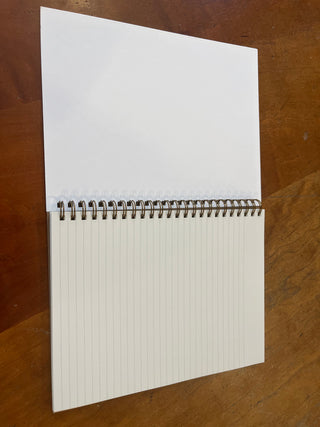 DOOR COUNTY IS MY HAPPY PLACE LINED NOTEBOOK